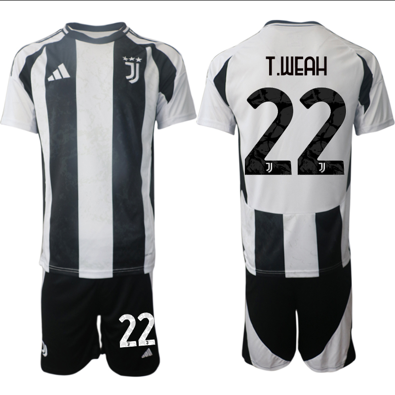 Men 2024-2025 Club Juventus home Black #22 Soccer Jersey->barcelona jersey->Soccer Club Jersey